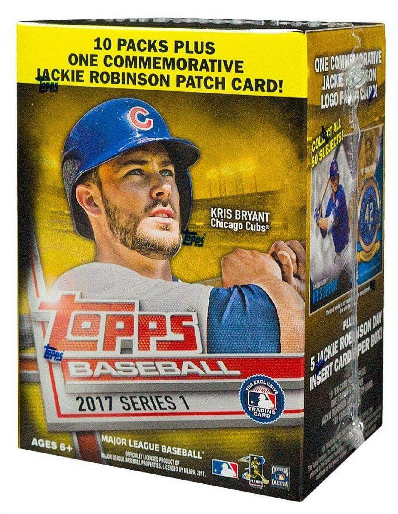 Topps MLB 2017 Baseball Cards Series 1 Blaster Box, 10 Packs, 1