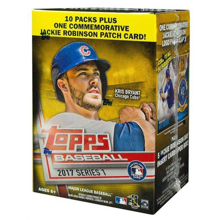 Topps MLB 2017 Baseball Cards Series 1 Blaster Box, 10 Packs, 1