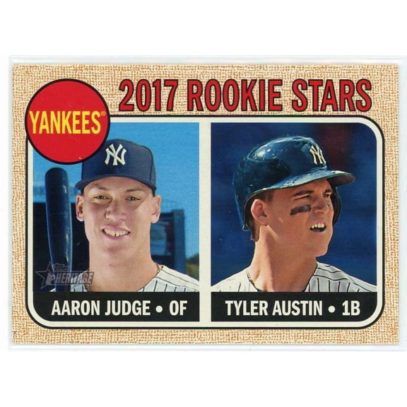 MLB 2017 Topps Heritage  Aaron Judge / Tyler Austin #214