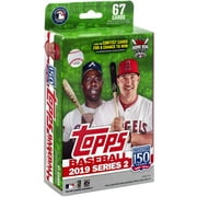 MLB 2019 Baseball Series 2 Trading Card HANGER Box 67 Cards