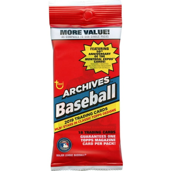 MLB 2019 Topps Archives Baseball Trading Card Fat Pack