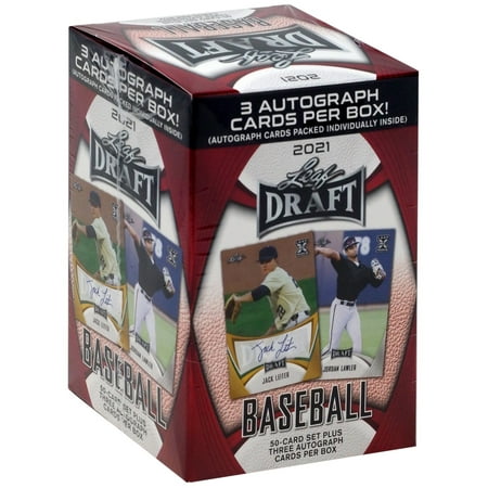 MLB 2021 Leaf Draft Baseball Trading Card HOBBY BLASTER Box