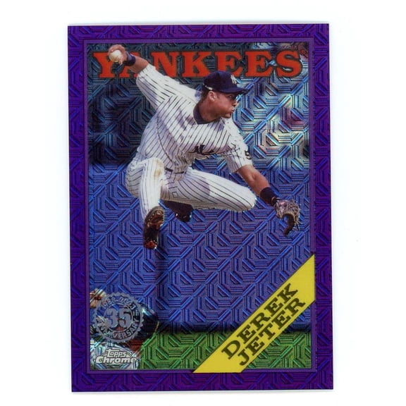MLB 2021 Topps Chrome Silver Pack Mojo 14/75 Derek Jeter #2T88C-13