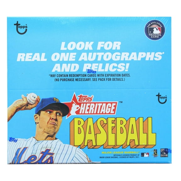 MLB 2021 Topps Heritage Baseball Cards Box