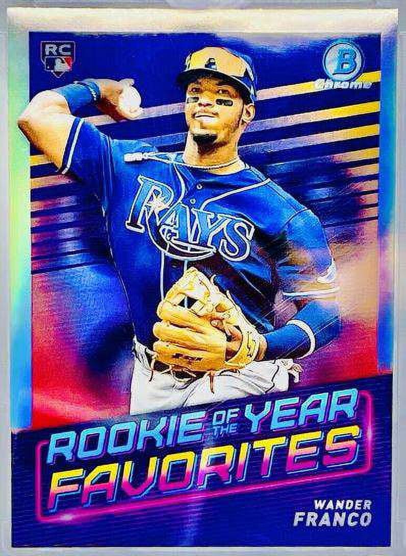 MLB 2022 Bowman Chrome Baseball Wander Franco Rookie Trading Card