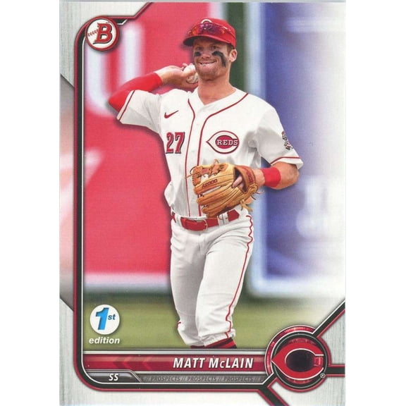 MLB 2022 Bowman Draft    Matt McLain BD-100 (Rookie, 1st Edition)