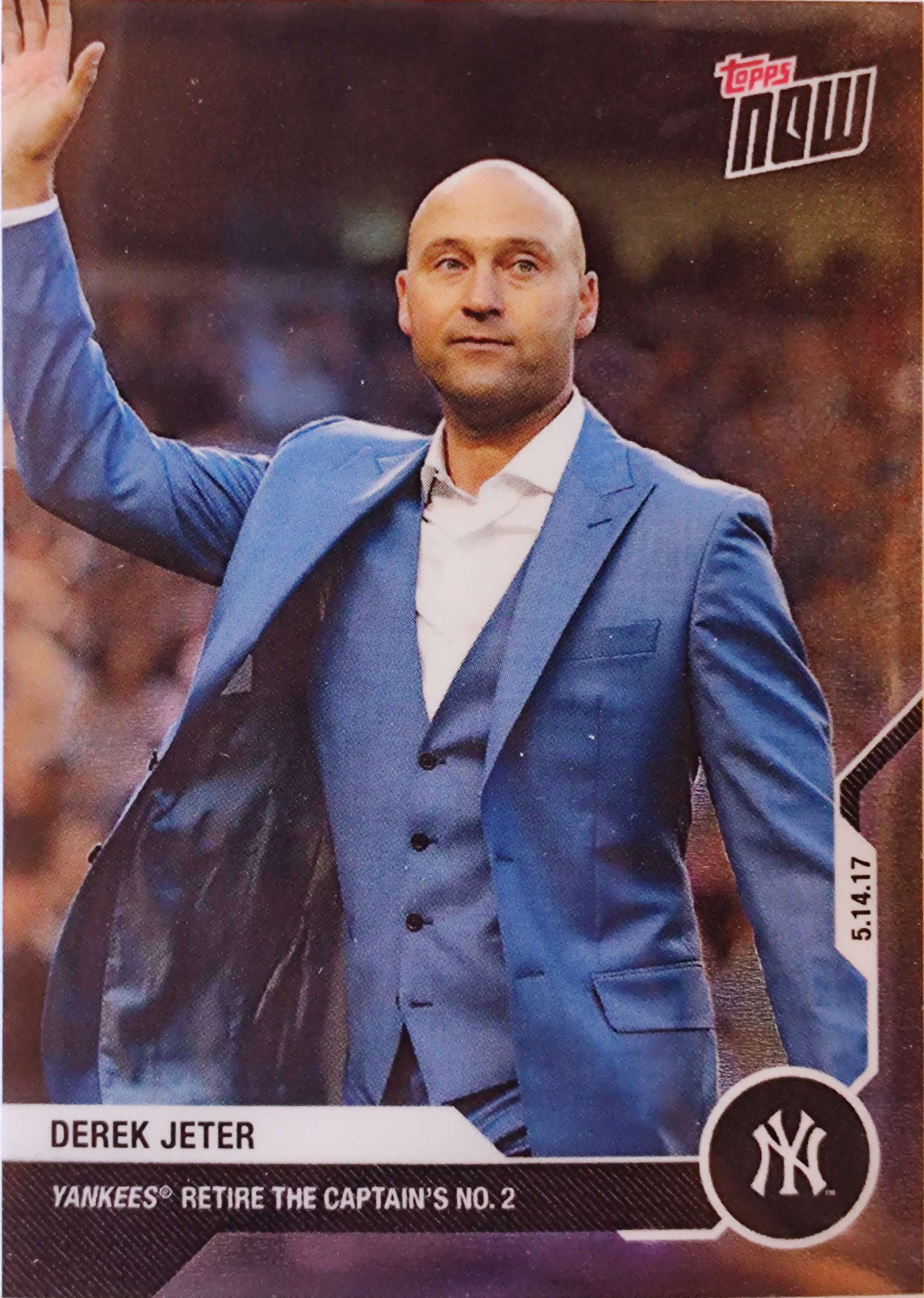 Deb Jeter MLB 2022 Derek Jeter Trading Card (Yankees Retire the Captain's No. 2 ...