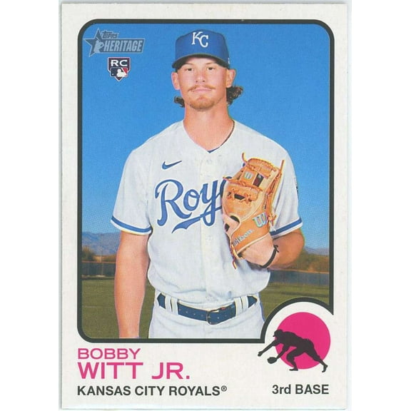 MLB 2022 Heritage Baseball    Bobby Witt Jr. #520 (Rookie)