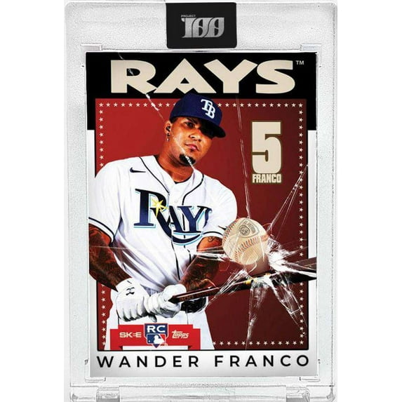MLB 2022 Project100 Wander Franco Trading Card (by DJ Skee) #52