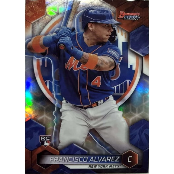 MLB 2023 Bowman Best Refractor Francisco Alvarez #47 (Rookie)