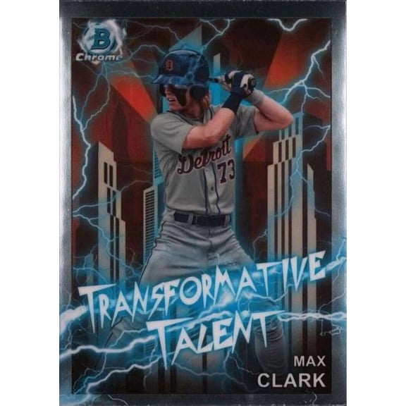 MLB 2023 Bowman Draft Chrome Baseball Transformative Talent Max Clark TT-10