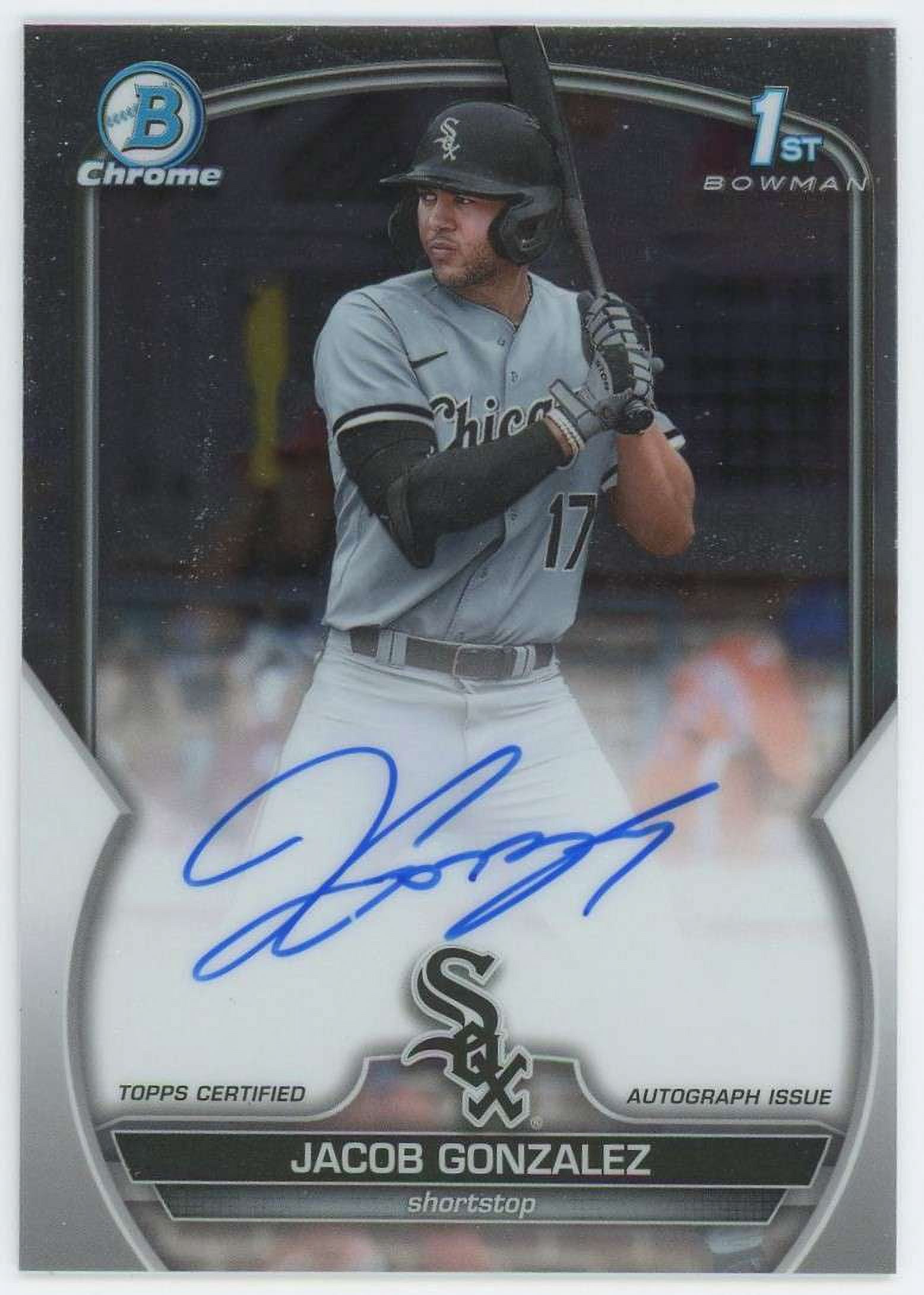 MLB 2023 Bowman Draft Chrome Jacob Gonzalez CDA-JGO (1st Bowman 
