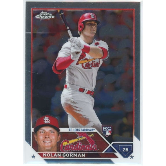 MLB 2023 Topps Chrome Nolan Gorman #192 (Rookie)