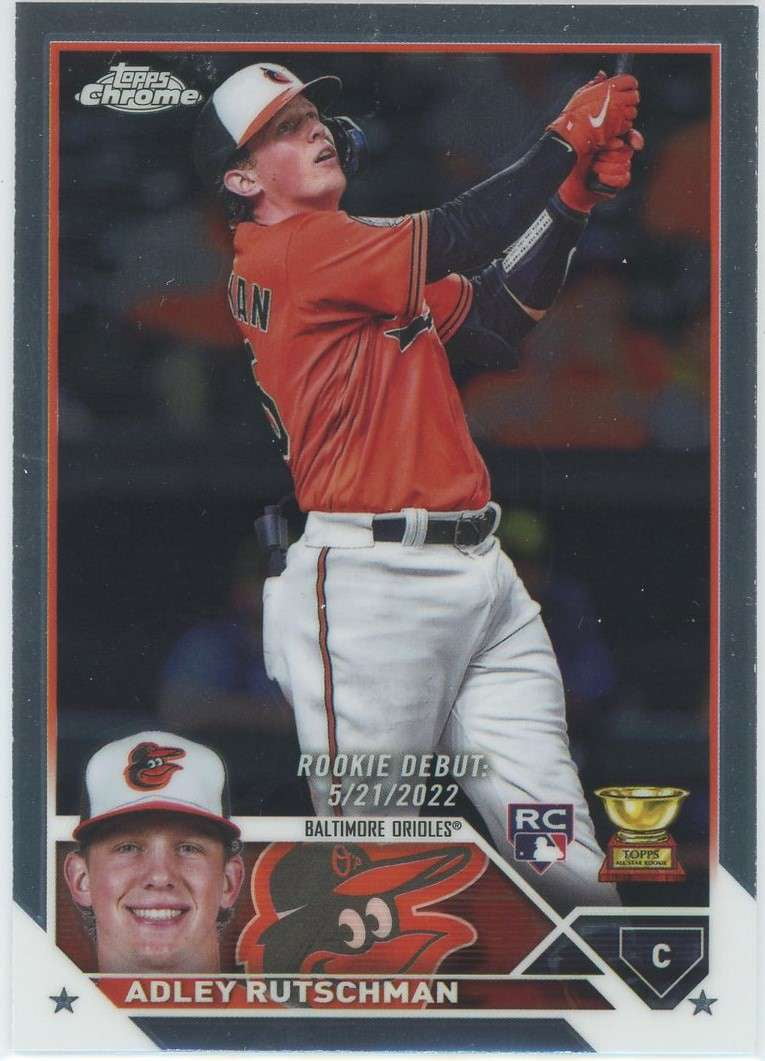 MLB 2023 Topps Chrome Update Adley Rutschman USC1 (Rookie MLB 2023 Topps Chrome Update Adley Rutschman USC1 (Rookie