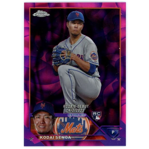 MLB 2023 Topps Chrome Update Purple Lava Lamp Refractor Kodai Senga USC124 (Rookie)