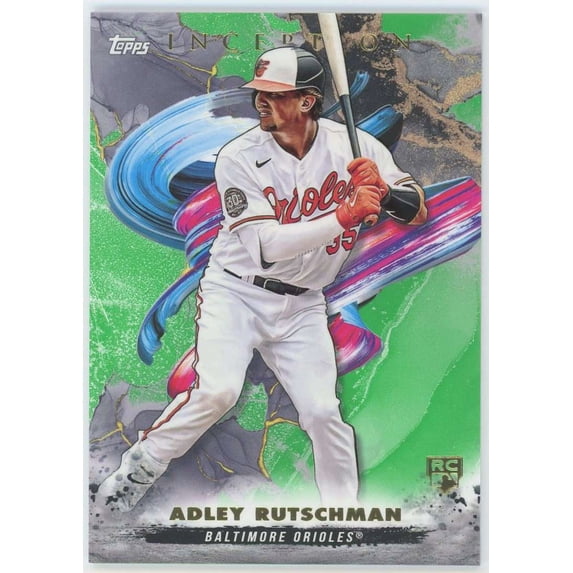 MLB 2023 Topps Inception Green Adley Rutschman #30 (Rookie)