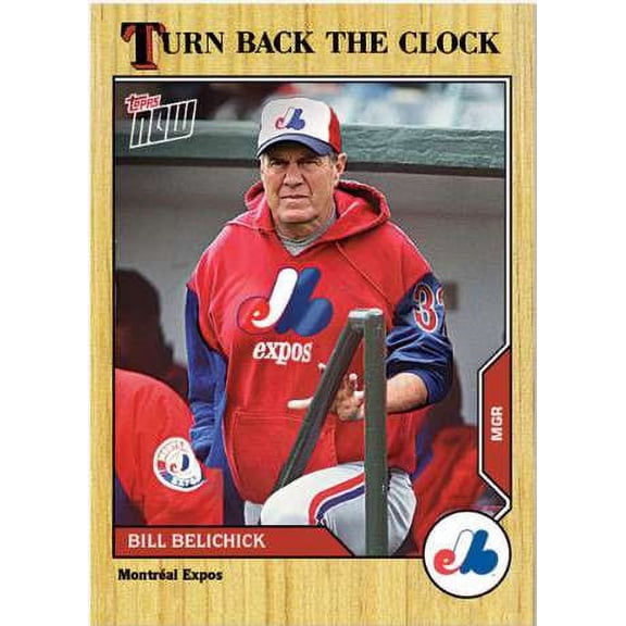 MLB 2023 Topps Now Baseball Bill Belichick BB1 (Turn Back the Clock)