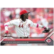 MLB 2023 Topps Now Baseball Elly De La Cruz #575 Rookie Card, Phenom Has Fastest Infield Assist in Statcast Era