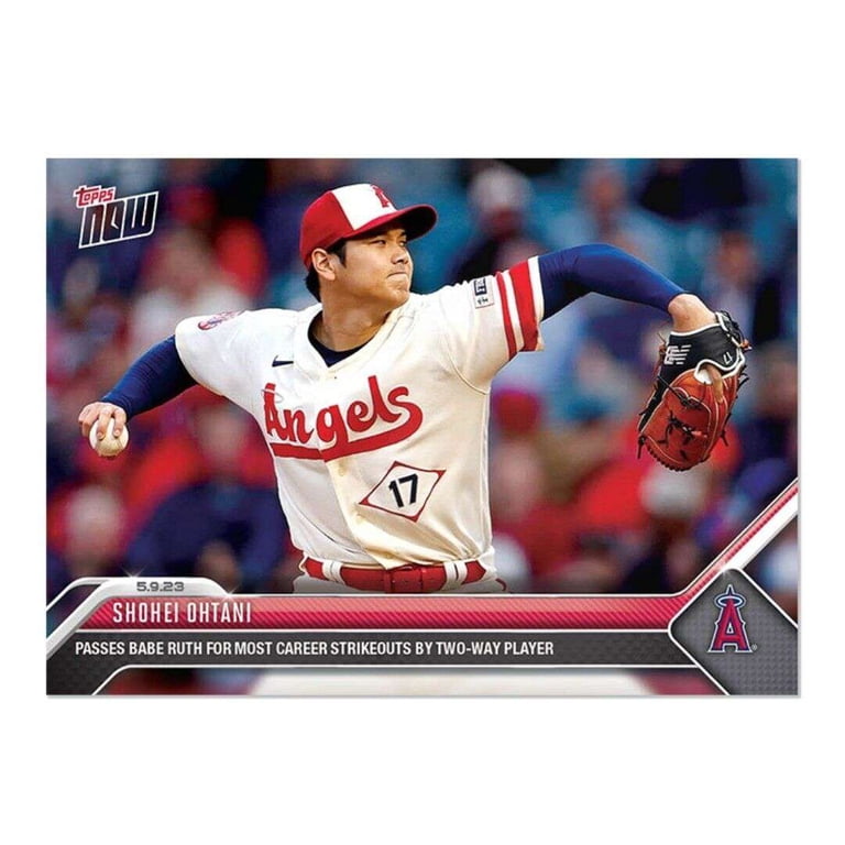MLB 2023 Topps Now Baseball Shohei Ohtani #262 (Passes Babe Ruth 