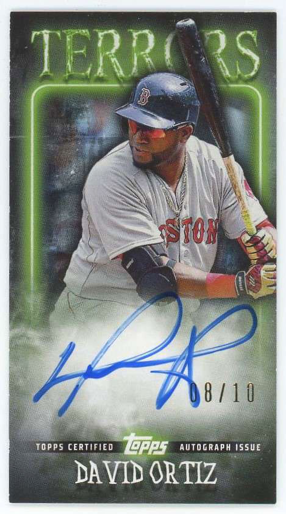 【HOT，お買い得】 【25枚限定】David Ortiz（デビッド・オルティーズ）Topps Tier One レリックオート