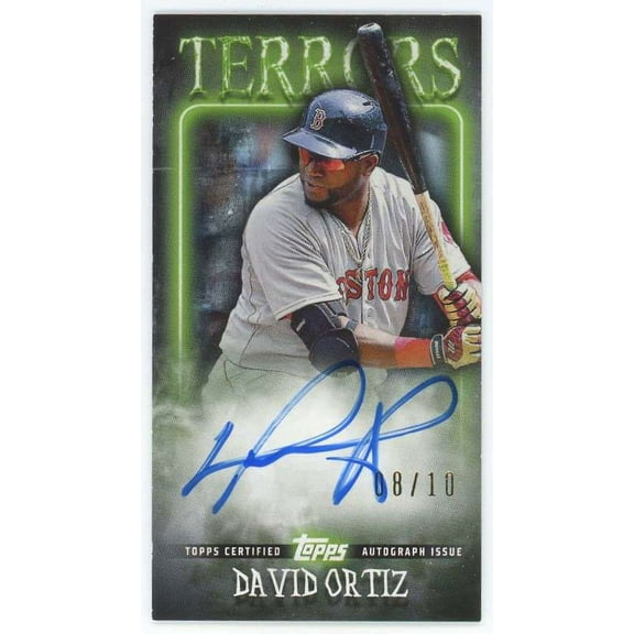 MLB 2023 Topps Rip Terrors Mini 8/10 David Ortiz TCTA-DO (Auto)