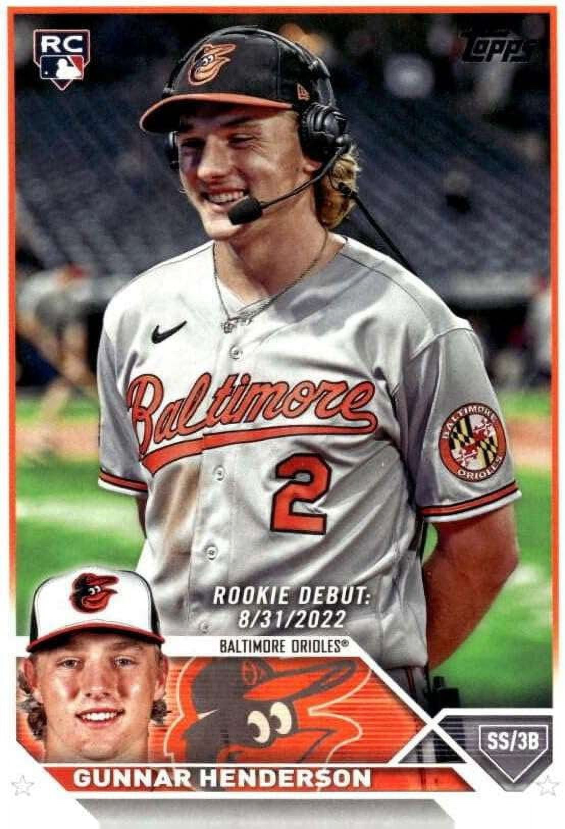 MLB 2023 Topps Update Series Gunnar Henderson US18 (Rookie