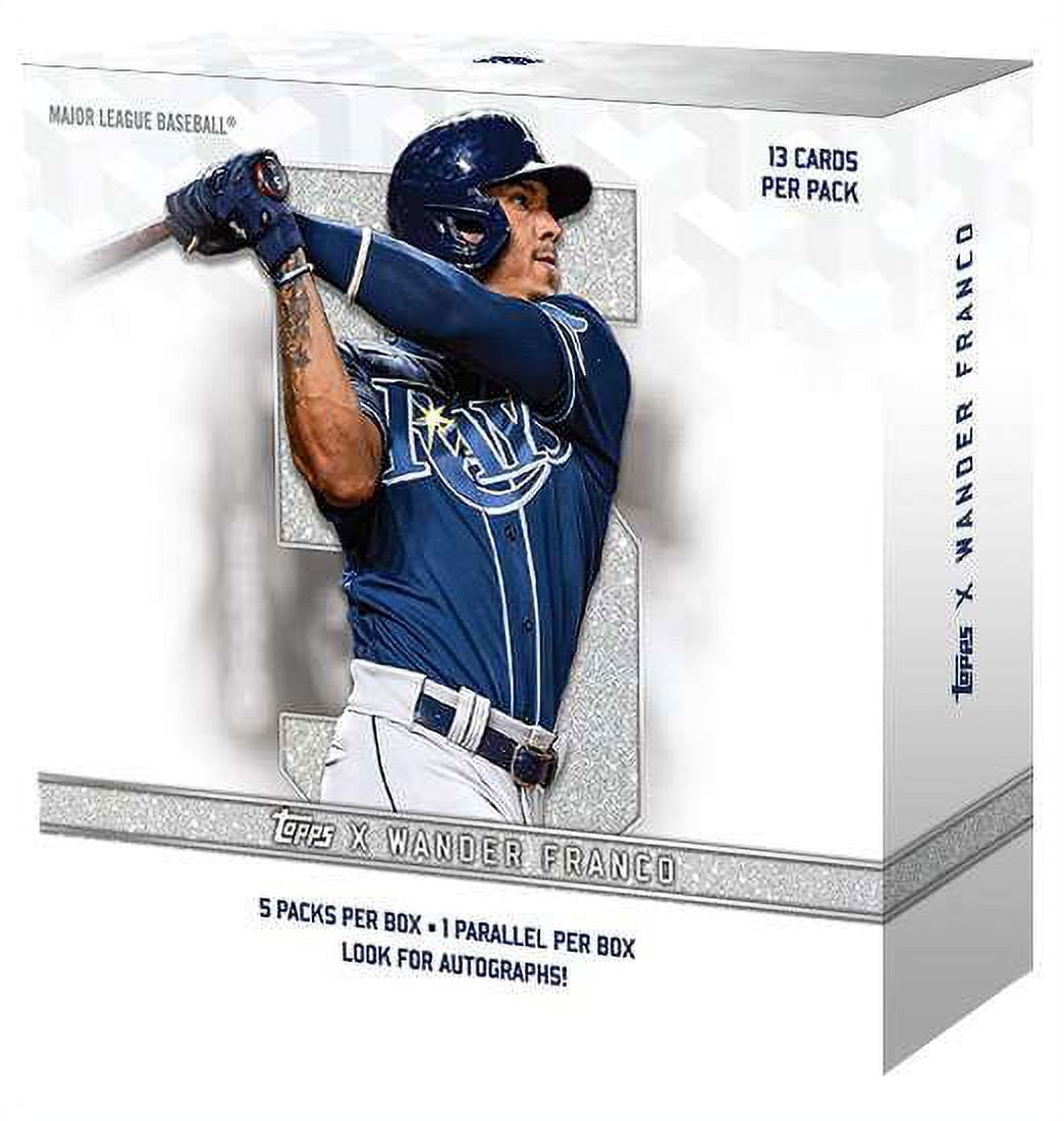 MLB 2023 Wander Franco Trading Card Collection Box (5 Packs)