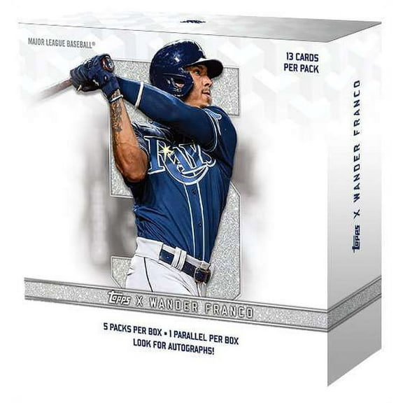MLB 2023 Wander Franco Trading Card Collection Box (5 Packs)