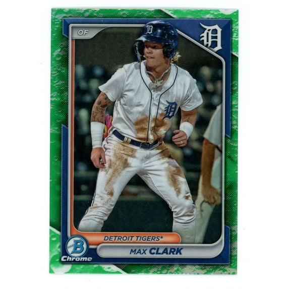 MLB 2024 Bowman Baseball Lunar Glow Refractor Chrome Prospects Max Clark BCP-74 (Rookie)