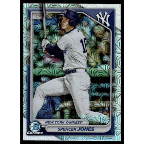 MLB 2024 Bowman Baseball Mega Box Mojo Refractor Spencer Jones BCP-32
