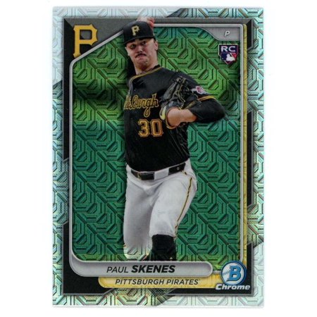 MLB 2024 Bowman Chrome Mega Box Baseball Mojo Refractor Paul Skenes #31 (Rookie)