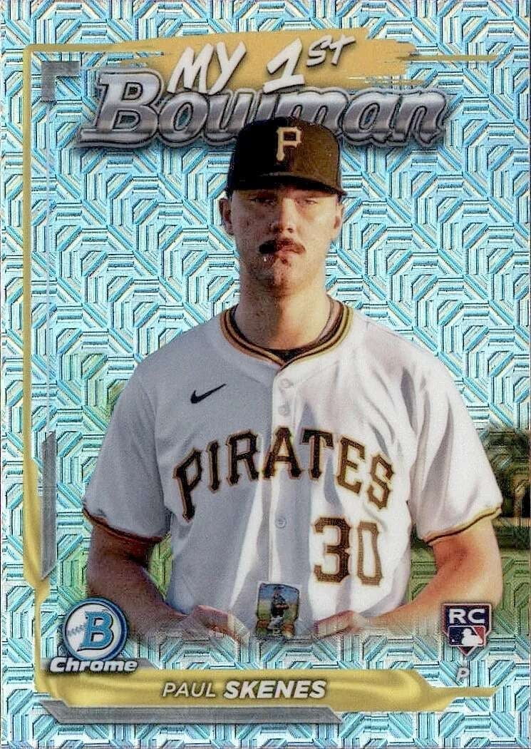 シングルカード Topps - PSA 10 Bowman Paul Skenes My 1st Bowman PSA 10 PAUL SKENES 1st 2023 Bowman Draft Paper PIRATES