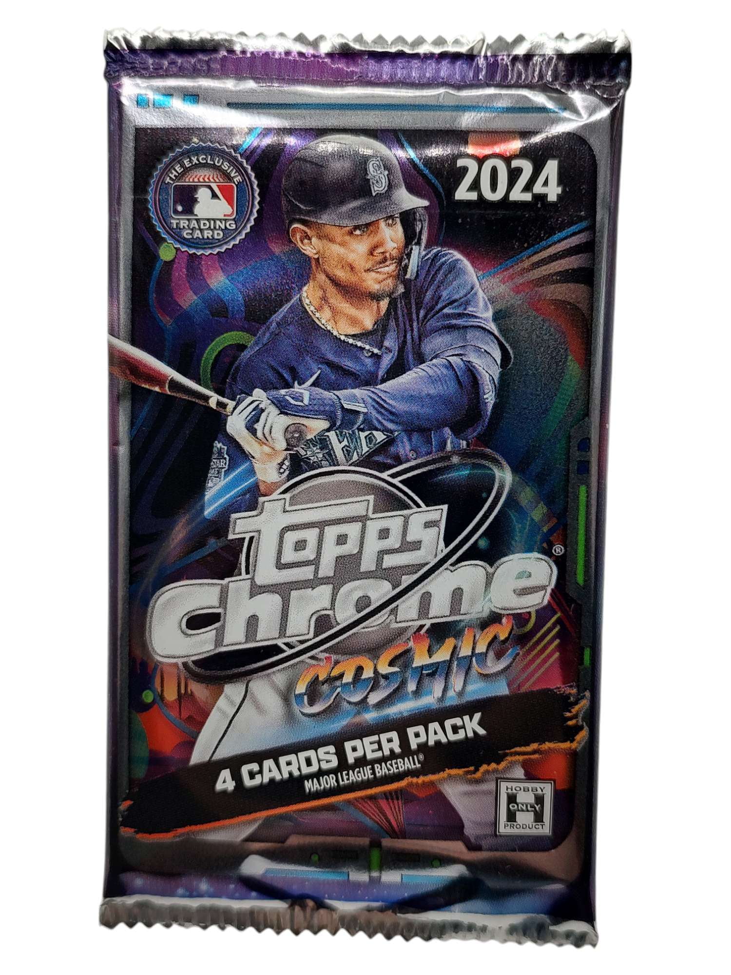 MLB 2024 Cosmic Chrome Hobby Pack (4 Cards per Pack)