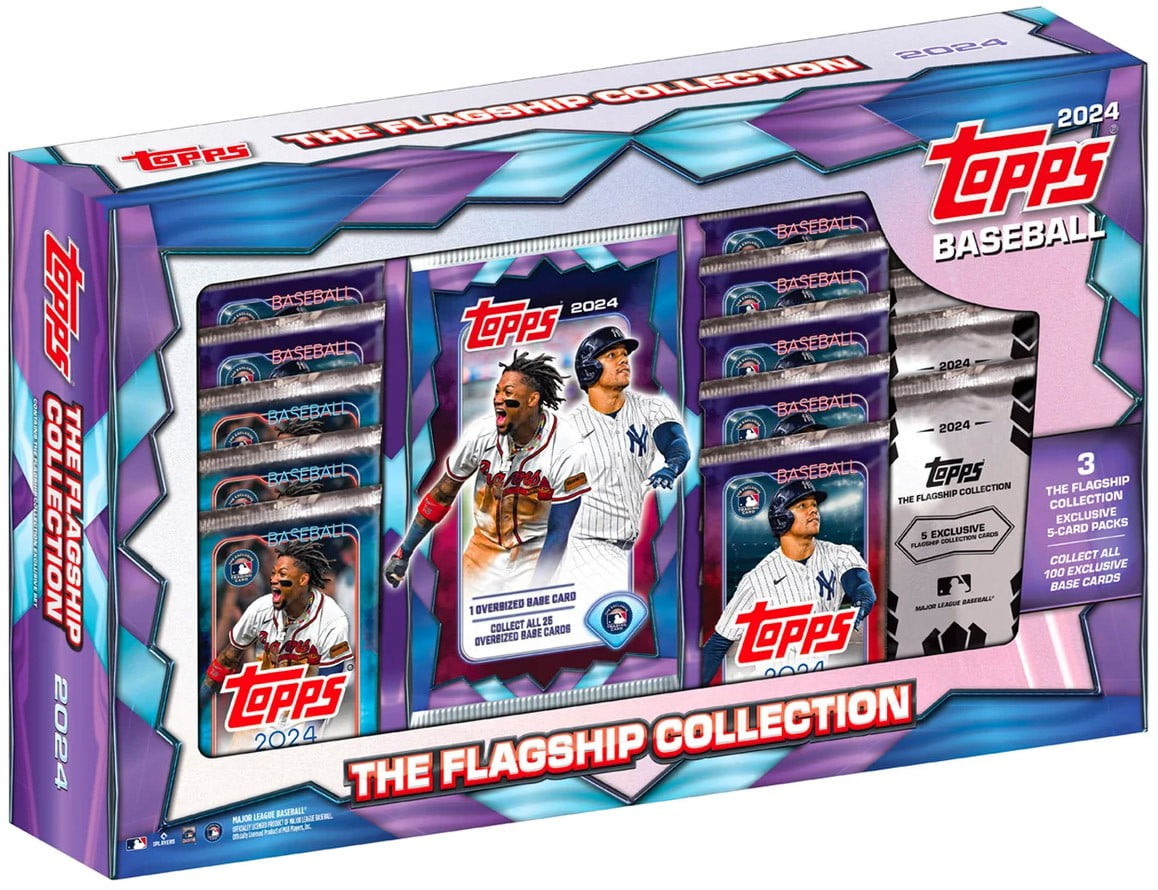 MLB 2024 Series 1 & 2 Baseball The Flagship Collection Trading Card Box