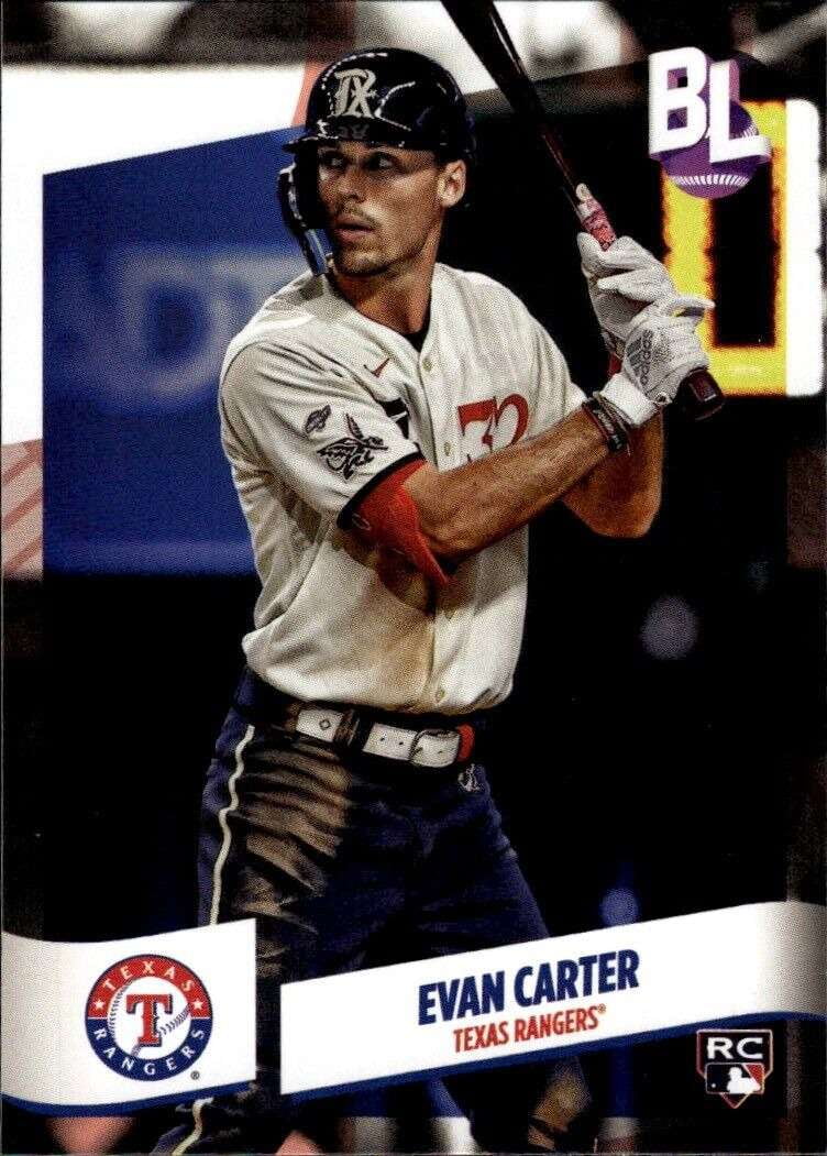 MLB 2024 Topps Big League Baseball Evan Carter #150 (Rookie