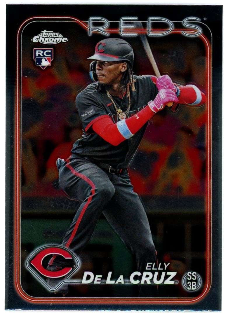 MLB 2024 Topps Chrome Baseball Elly De La Cruz #44 (Rookie