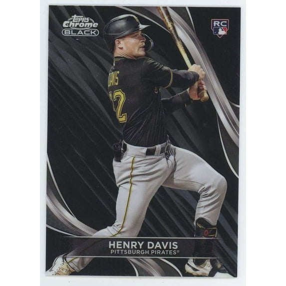 MLB 2024 Topps Chrome Black Henry Davis #41 (Rookie)