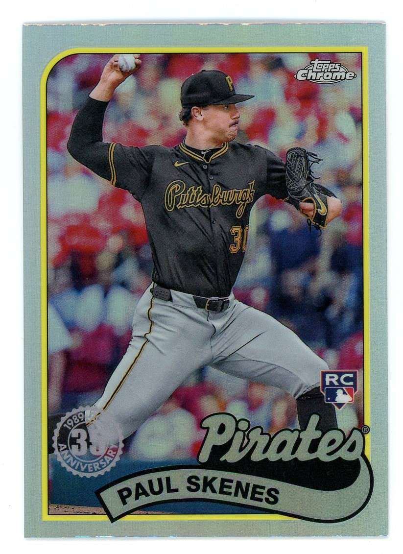 MLB 2024 Topps Chrome Update Series 1989 Paul Skenes 89CU1 (Rookie