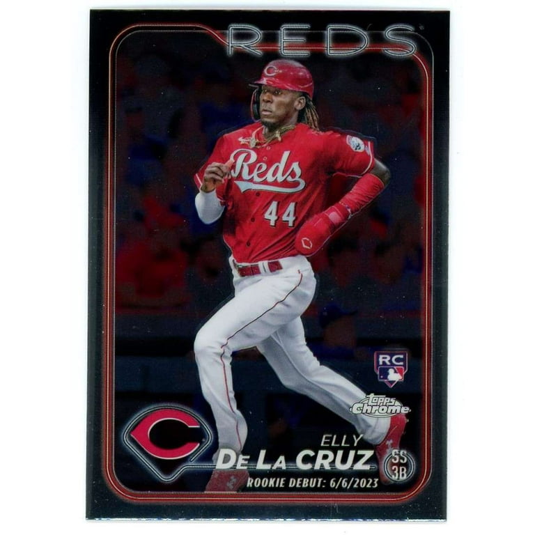 Topps Chrome ELLY DE LA CRUZ RC直筆150枚限定 ELLY DE LA CRUZ RC ON CARD AUTO BLUE REFRACTOR /150🔥2024