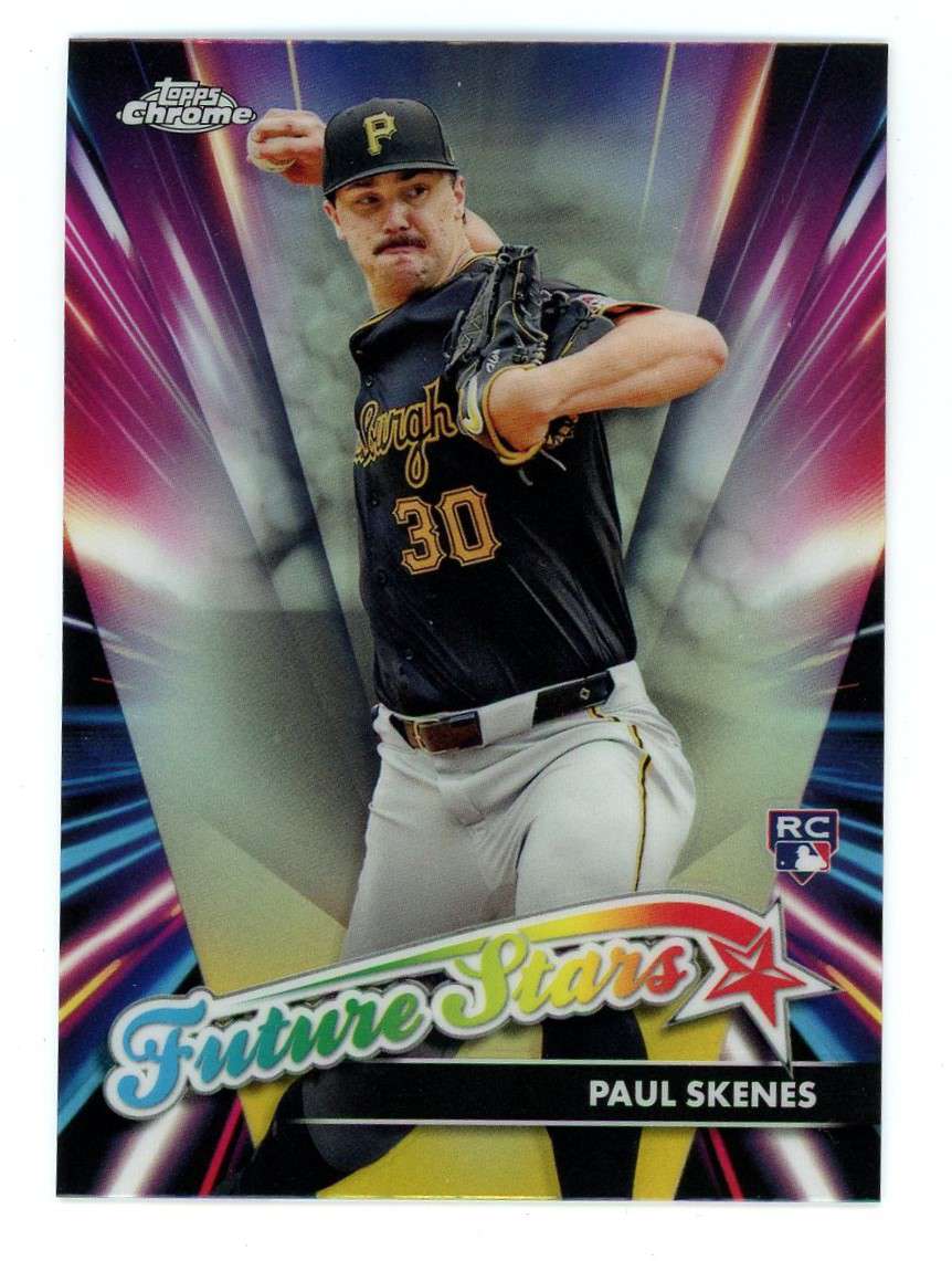 MLB 2024 Topps Chrome Update Series Future Stars Paul Skenes FSU17