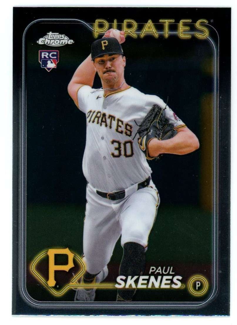 MLB 2024 Topps Chrome Update Series Paul Skenes USC88 (Rookie 