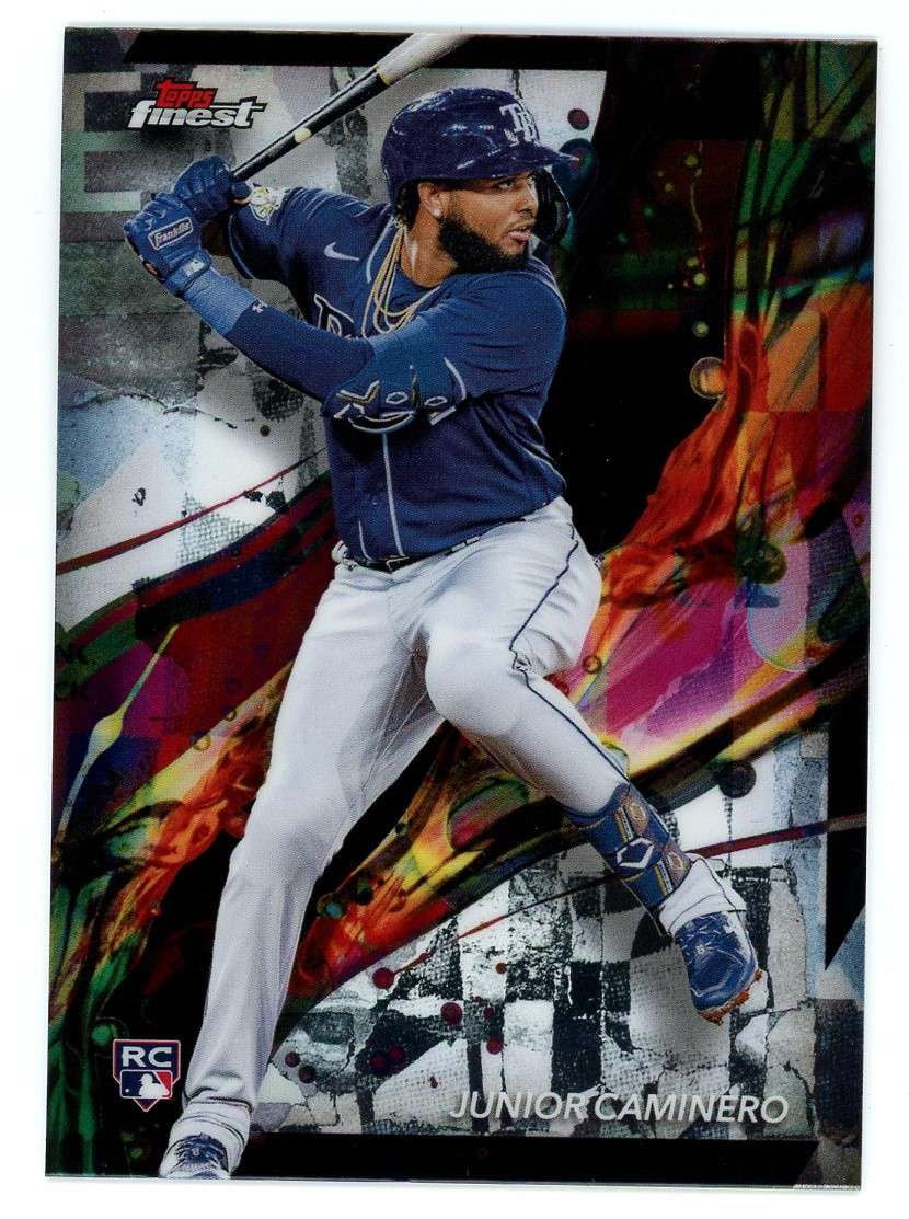 MLB 2024 Topps Finest Baseball Junior Caminero #24 (Rookie 