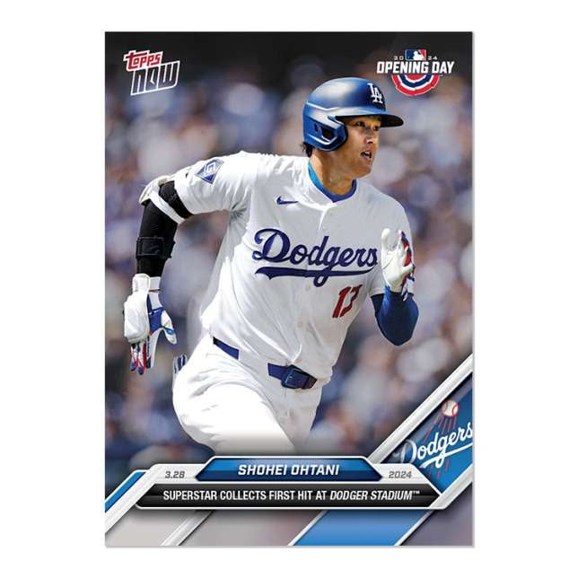 MLB 2024 Topps Now Opening Day Shohei Ohtani #9 (Superstar 