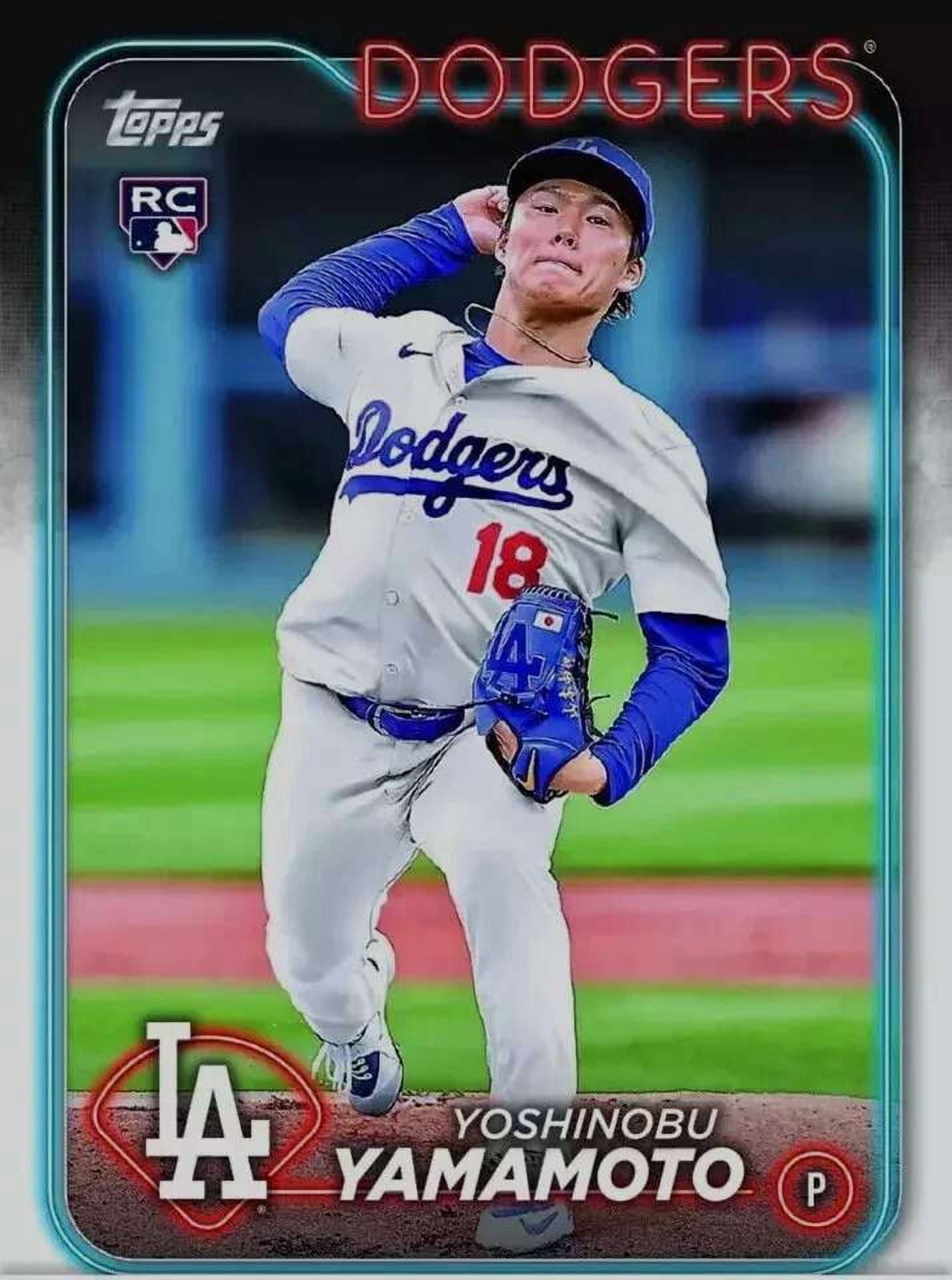 MLB 2024 Topps Series 2 Yoshinobu Yamamoto #553 (Rookie) - Walmart.com
