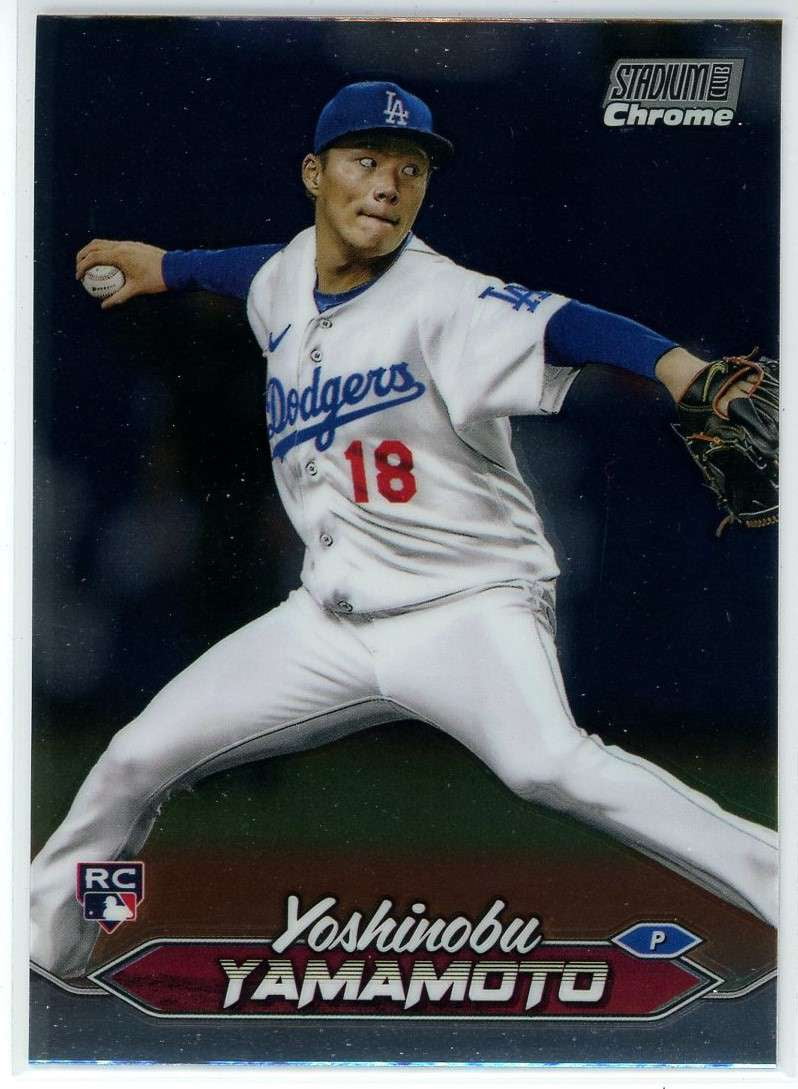 Yoshnobu Yamamoto 2024 Topps Chrome Cosmc #SCA-YY Star Command