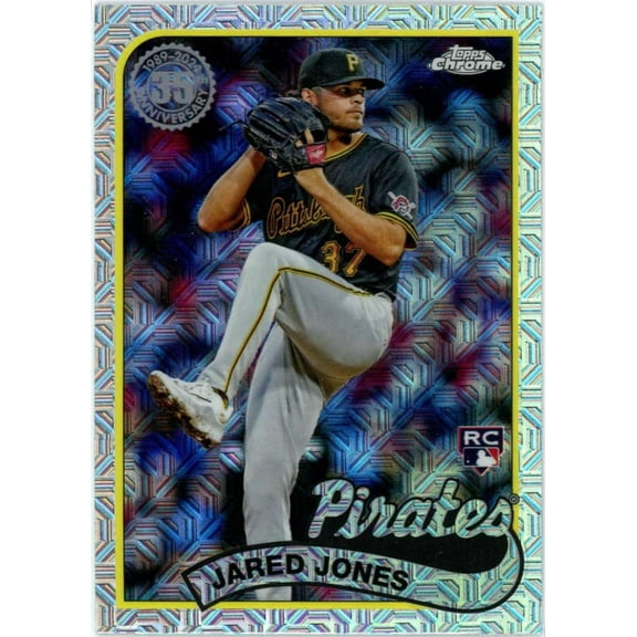 MLB 2024 Topps Update Series 1989 Chrome Silver Pack Jared Jones T89CU-88 (Rookie)