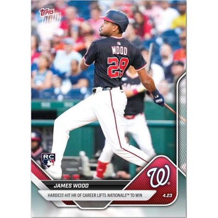 MLB 2025 NOW Baseball James Wood #100 (Rookie)