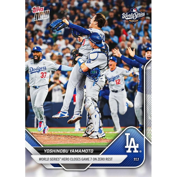 MLB 2025 NOW Baseball  Yoshinobu Yamamoto #925 [Closes Game 7 On Zero Rest]