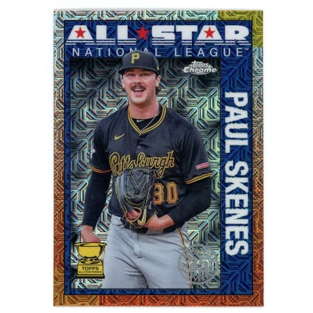 MLB 2025 Topps Baseball 1990 Chrome All-Star Paul Skenes #90ASC-17
