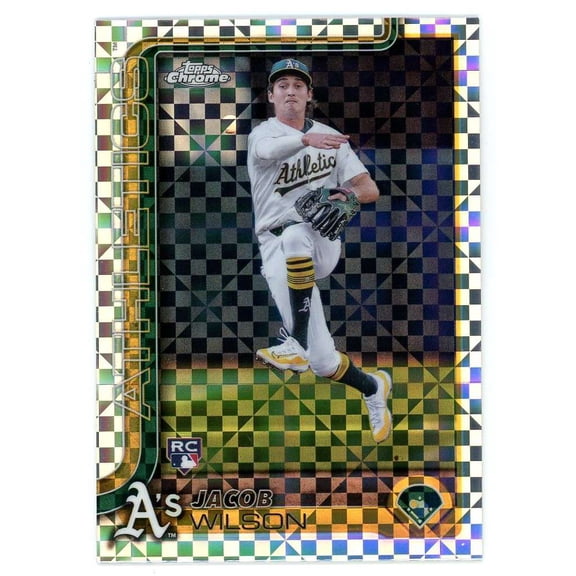 MLB 2025 Topps Chrome X-Fractor Jacob Wilson #96 [Rookie]